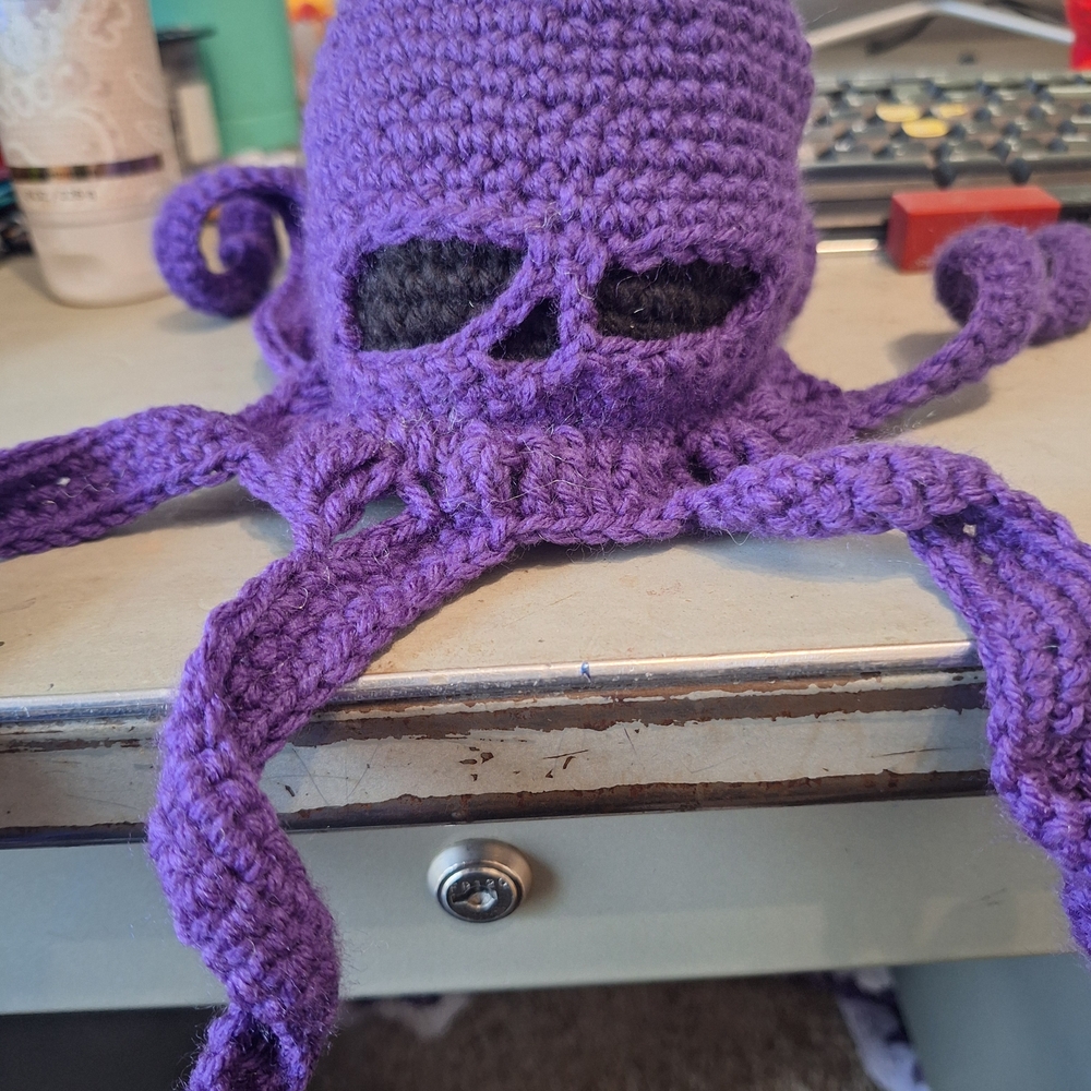 Chrochet Skull Kraken